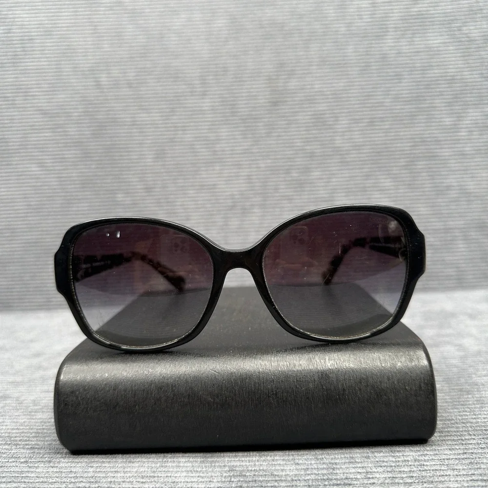 Coach HC8166 L154 Black Crystal Mosaic Butterfly Sunglasses 58-18-135